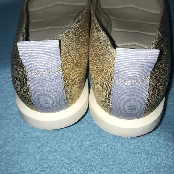 FRANCO SARTO “BOSTON “ slip on grip sole loafers metallic gold NEW size 10M - Picture 6 of 7